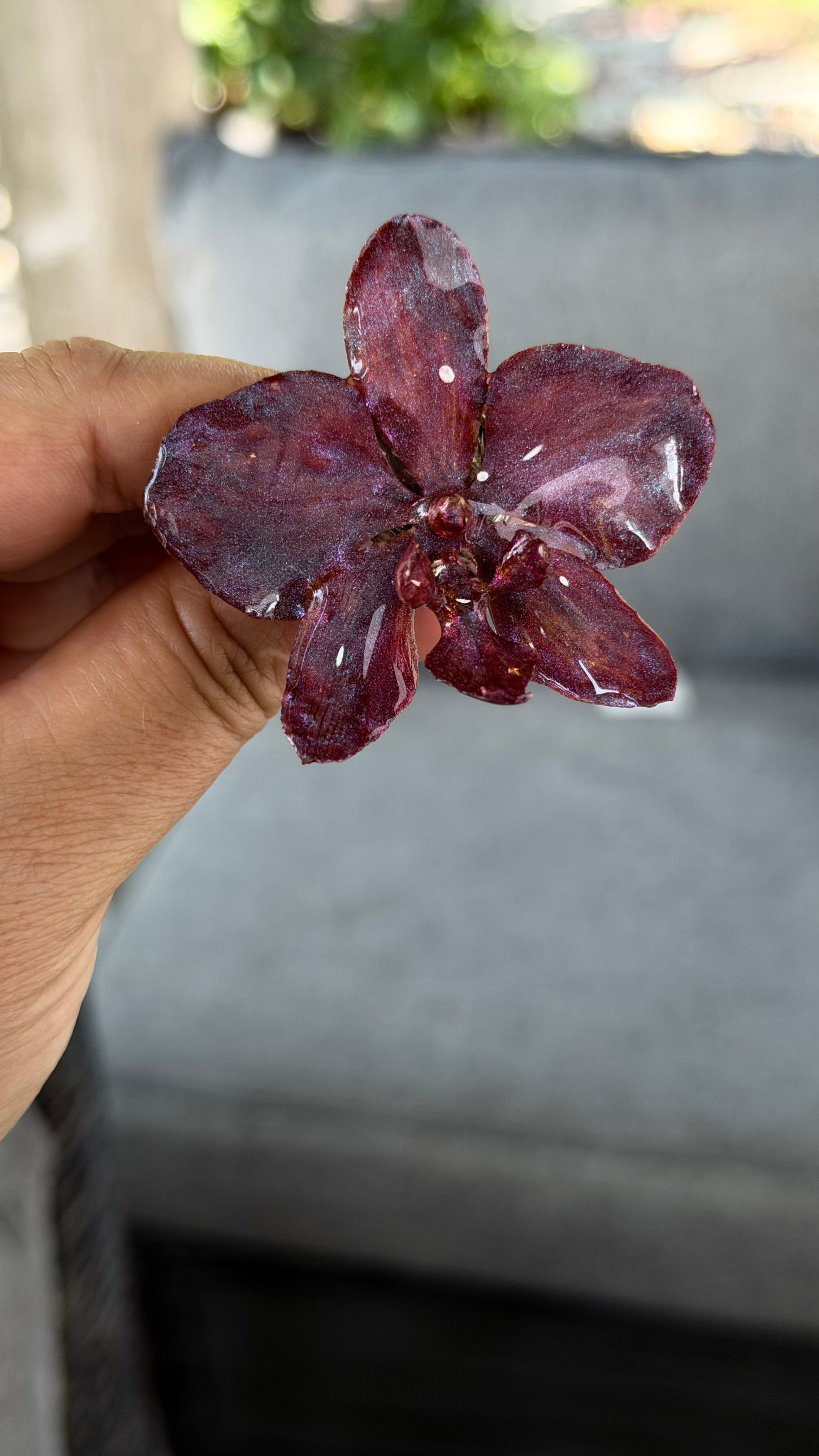 Sparkle Orchid Ring