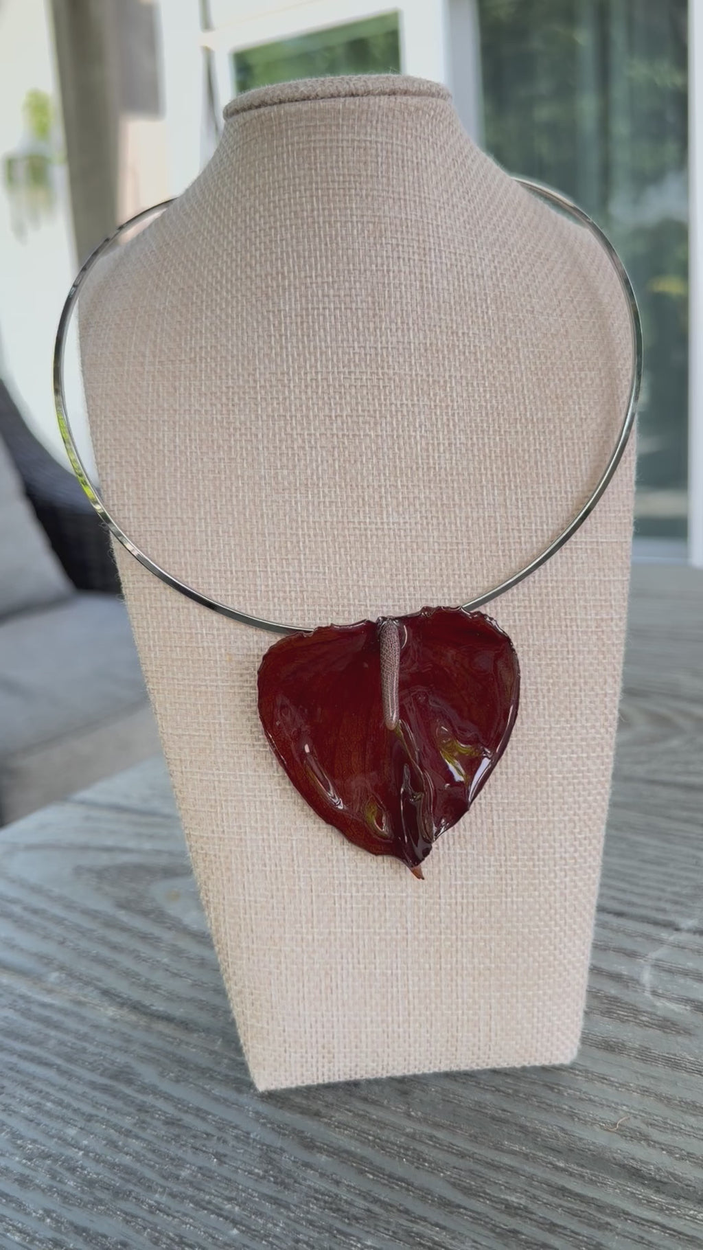 Anthurium Necklace